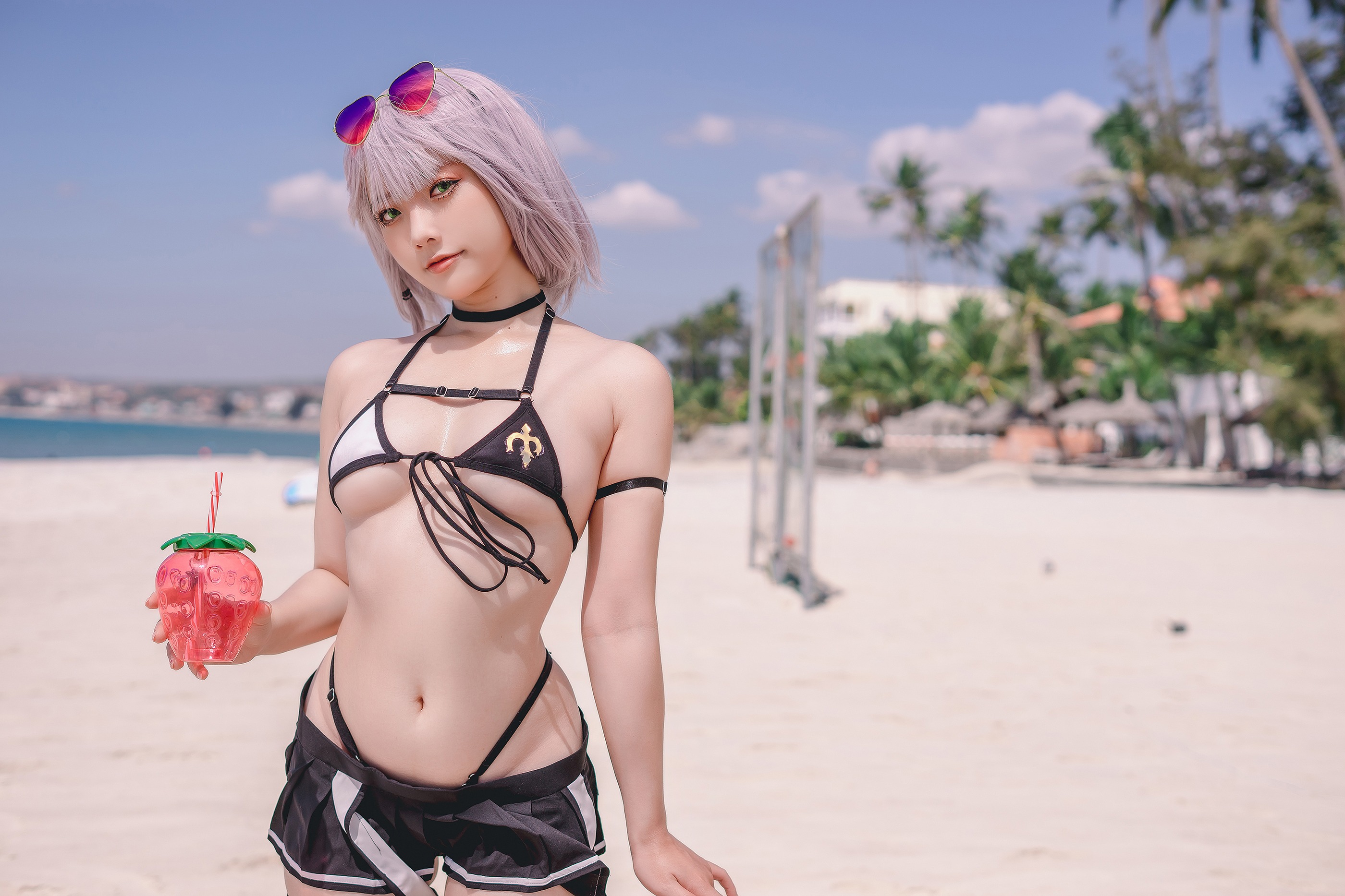 图片[1]-Messie Huang – NO.024 Shirogane Noel Swimsuit[20P]-XikXak